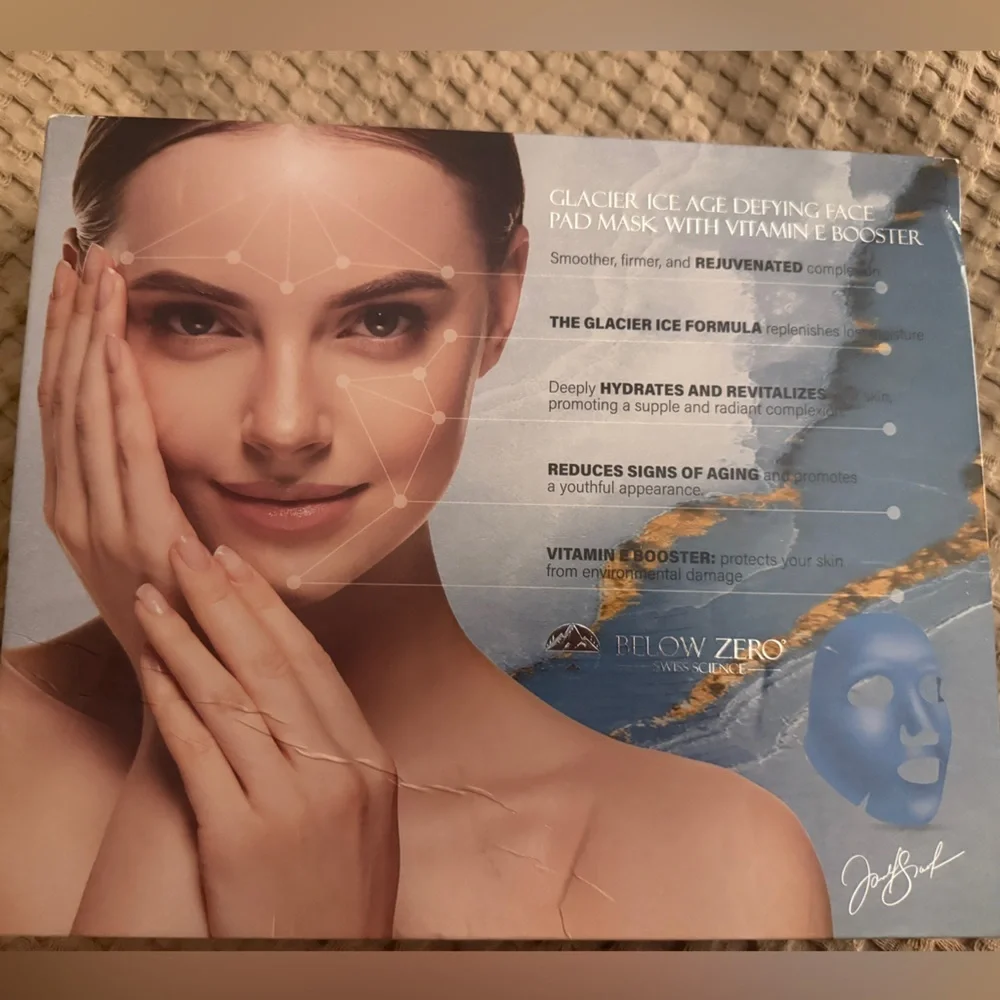 Glacier Ice Age Defying Face Mask - Blue